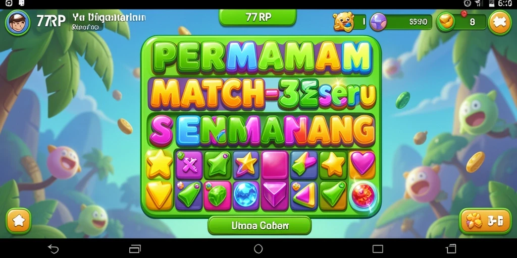 Tampilan gameplay seru dan menantang dari 77RP.