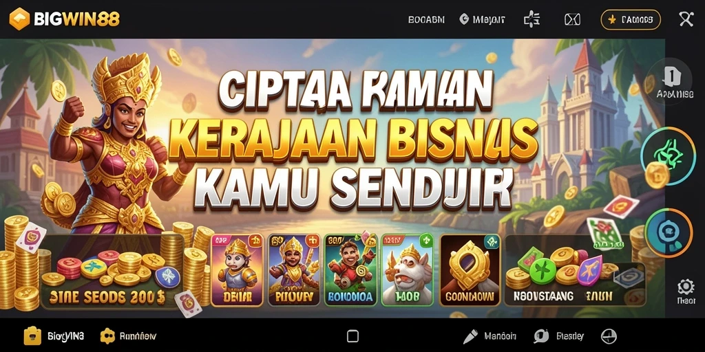 Screenshot BIGWIN88 menampilkan aksi seru dalam mengelola bisnis Tycoon.