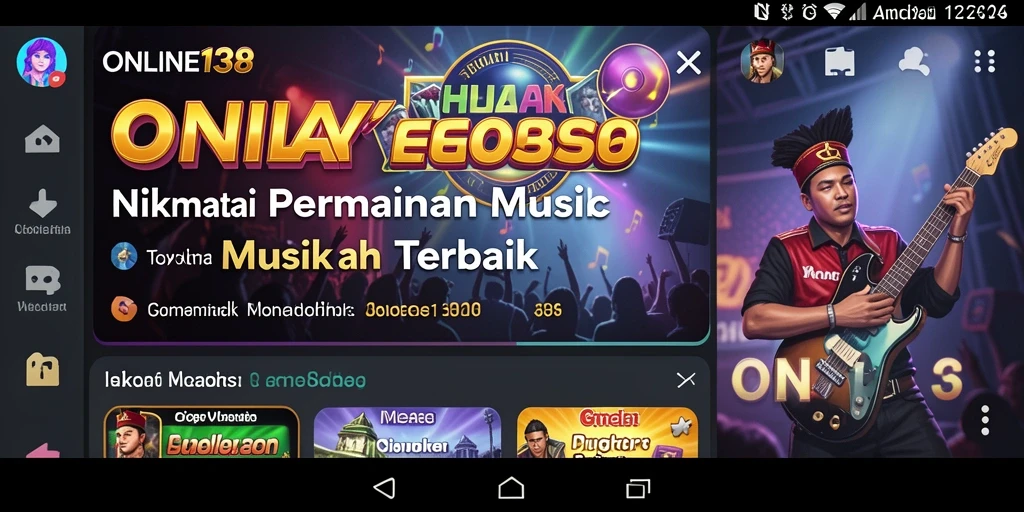 Tampilan menarik dengan gameplay musik yang seru.