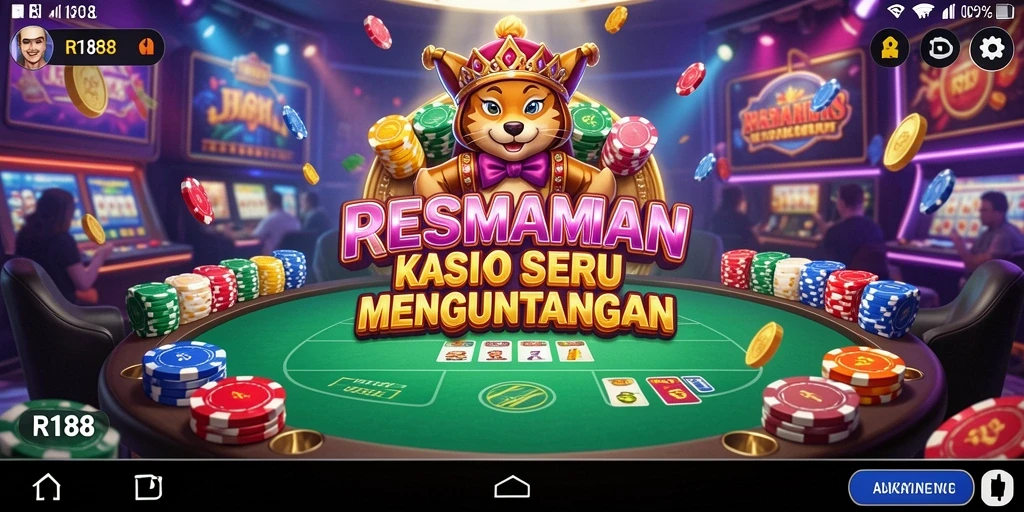Tampilan gameplay seru di RI188 dengan fitur kasino menarik.